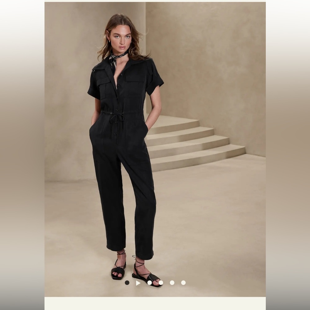 Black Banana Republic Utility Jumpsuit - NWT